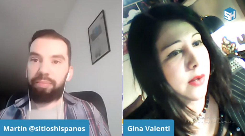 Captura Gina Valenti y Martín Di Luzio